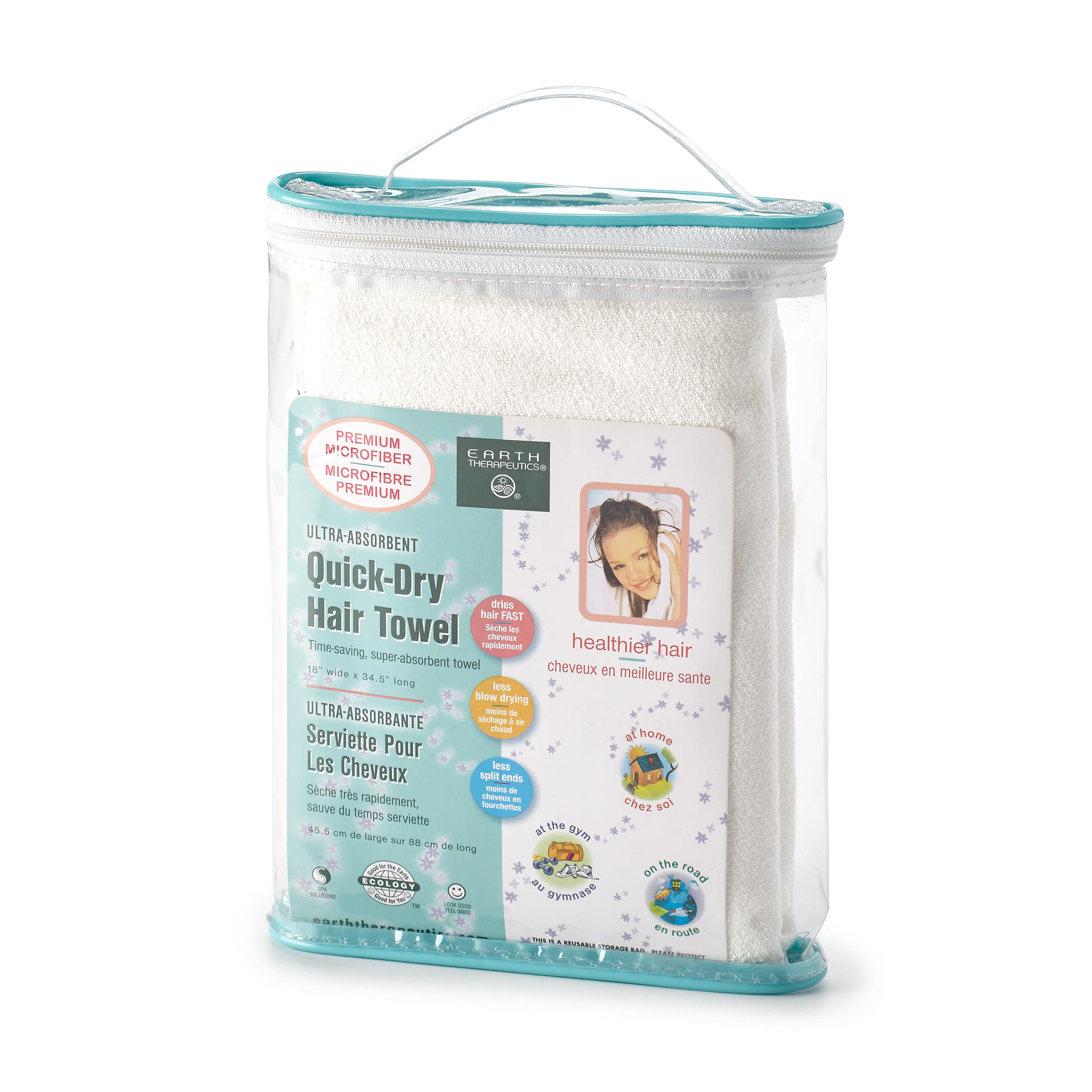 Ultra-Absorbent Quick Dry Hair Towel 1 Count