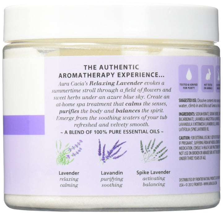 Aura Cacia Mineral Bath Relaxing Lavender