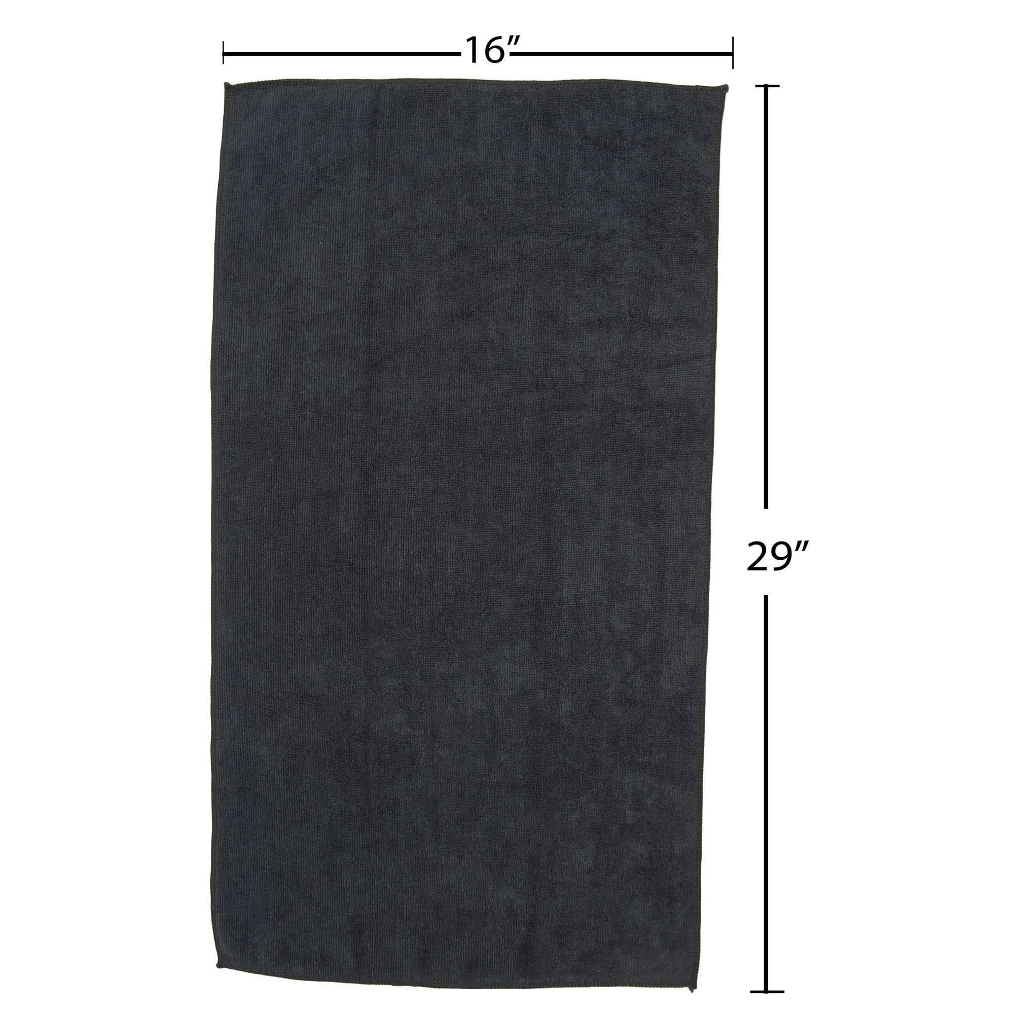 Softees Towels with Duraguard, Black, 10pk