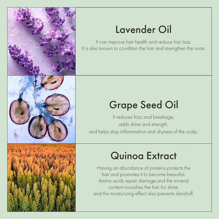 ALFHEIM Lavender+ Purple Shampoo & Conditioner Set | Tone-Correcting for Blonde, Silver & Gray Hair | Neutralizes Brass & Yellow Tones | Moisturizes, Protects Color & Adds Shine | 10.7 oz Each