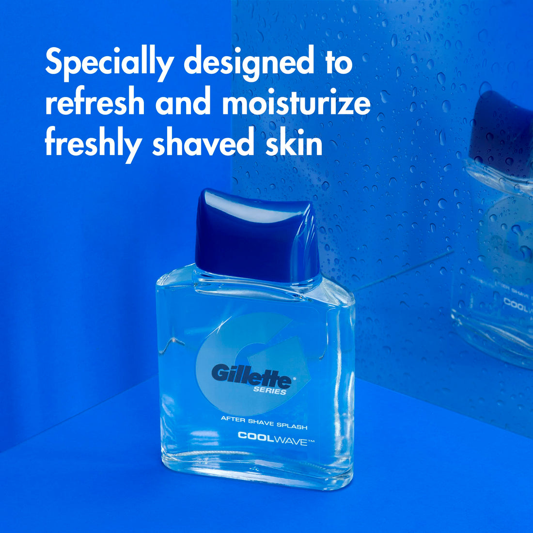 Gillette Series Cool Wave After Shave, Aftershave for Men, After Shave Cologne Men, 3.3 fl oz, 100 ml, After Shave Lotion for Men, Post Shave Balm Men, Aftershave, Mens Aftershave, Aftershave Balm