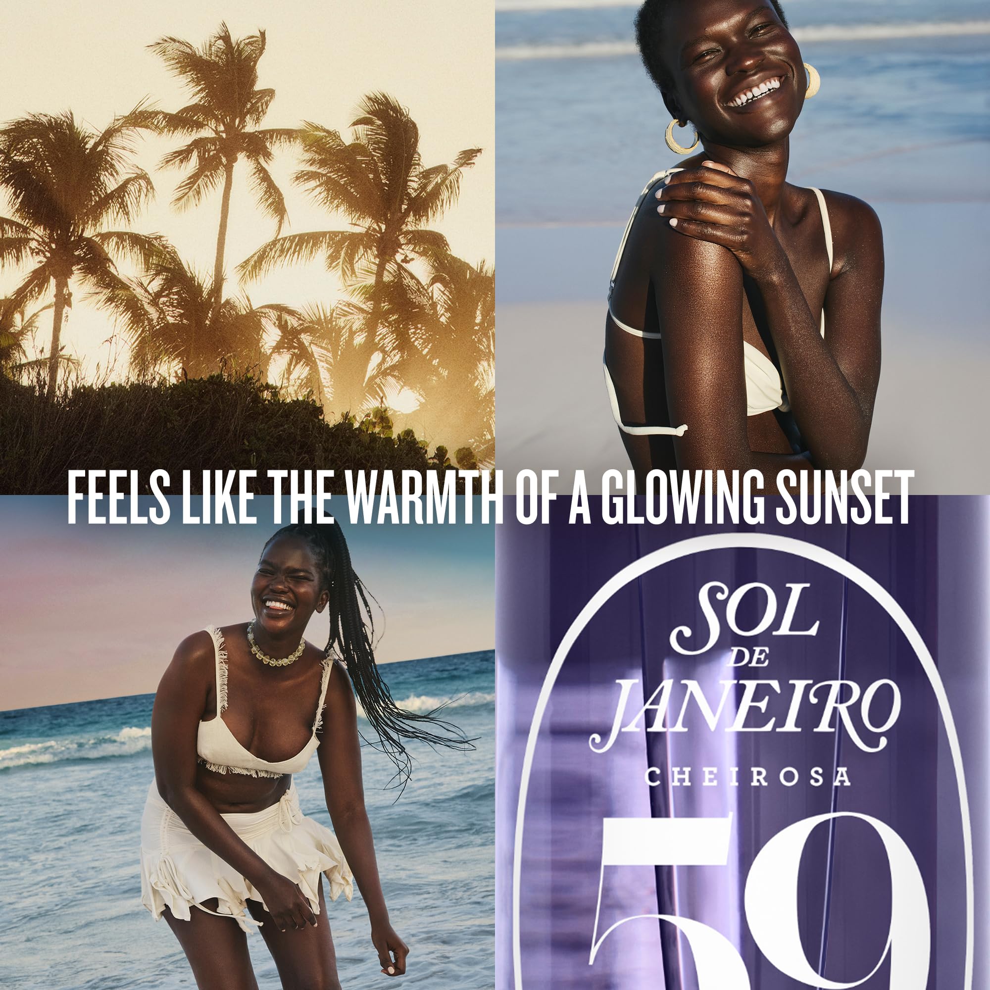 Sol de Janeiro Cheirosa Hair & Body Fragrance Mist Full Size and Travel Size Set - Home and Away Bundle - 8.1 & 3 fl oz Duo (Cheirosa 59)