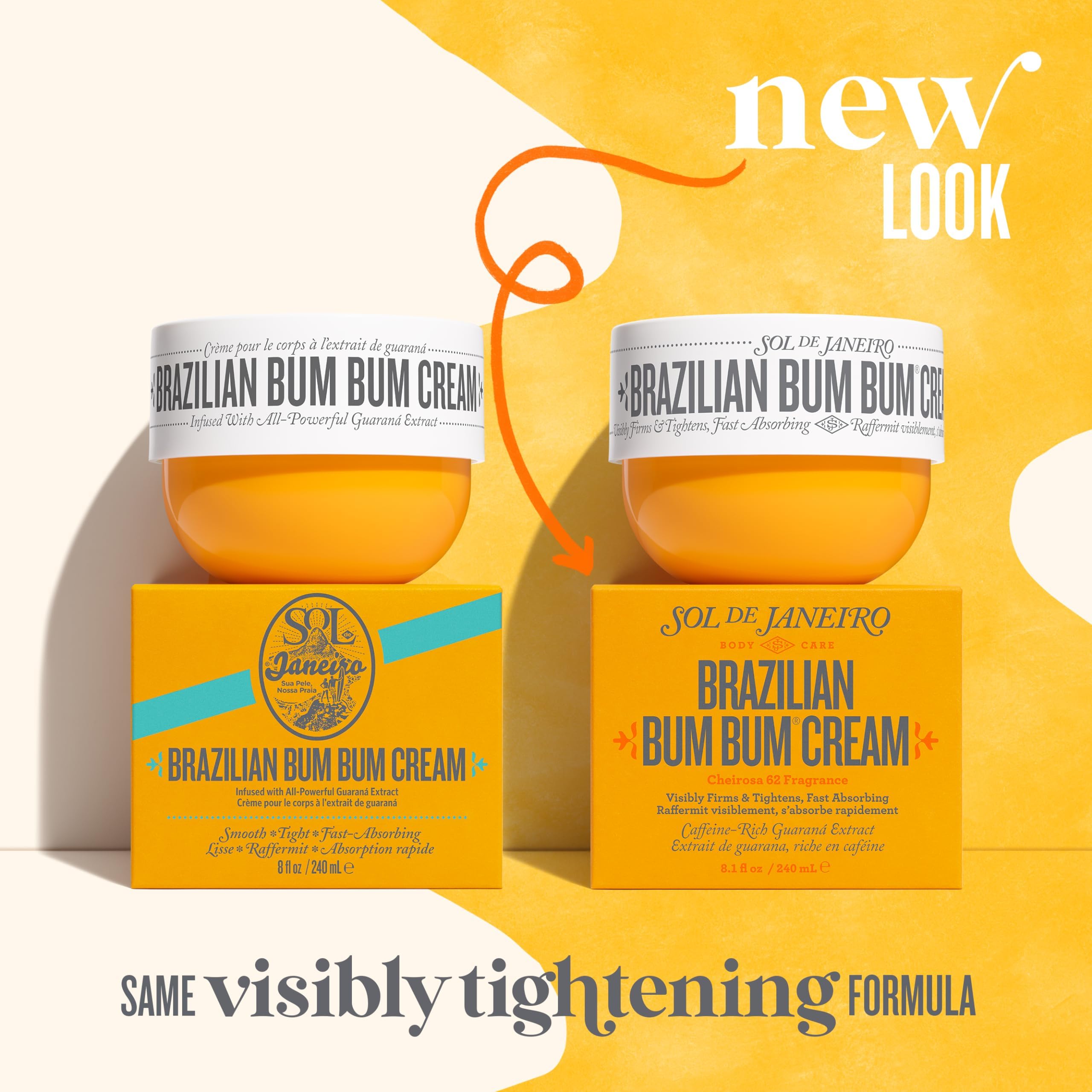 SOL DE JANEIRO Brazilian Bum Bum Cream Set | Full Size and Travel Size Bundle