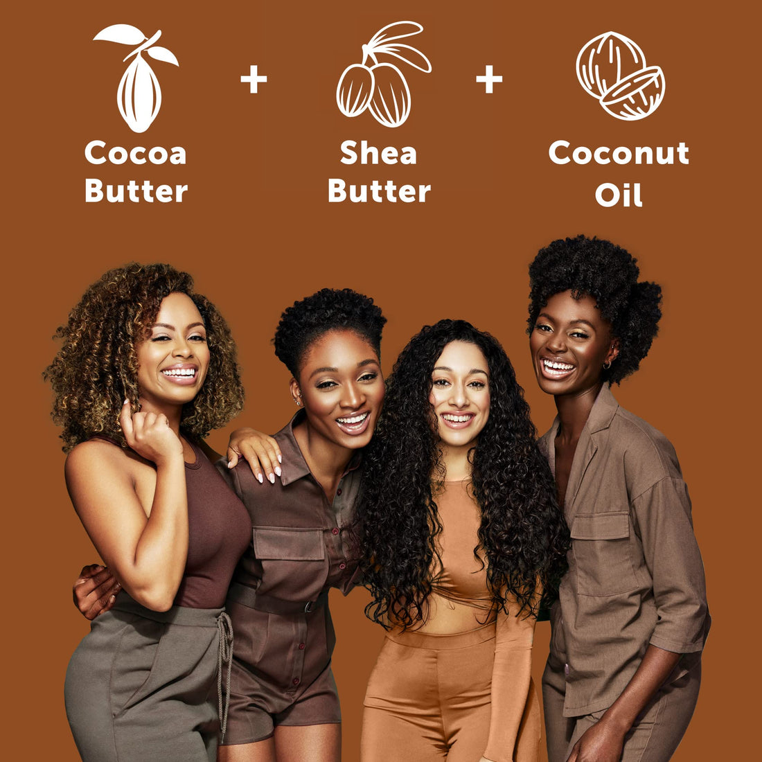 Cantu Skin Therapy Hydrating Raw Blends Body Butter, Cocoa Butter, Shea Butter And Coconut Oil, 5.5 Ounce