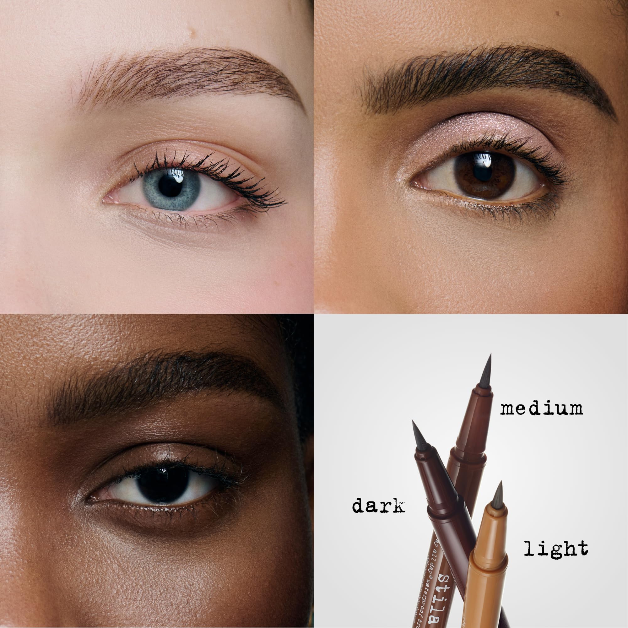 Stay All Day® Waterproof Brow Color | Shape & Define Eyebrows, Long-Lasting Wear, Fine Brush-Tip for Precise & Easy Application | Medium