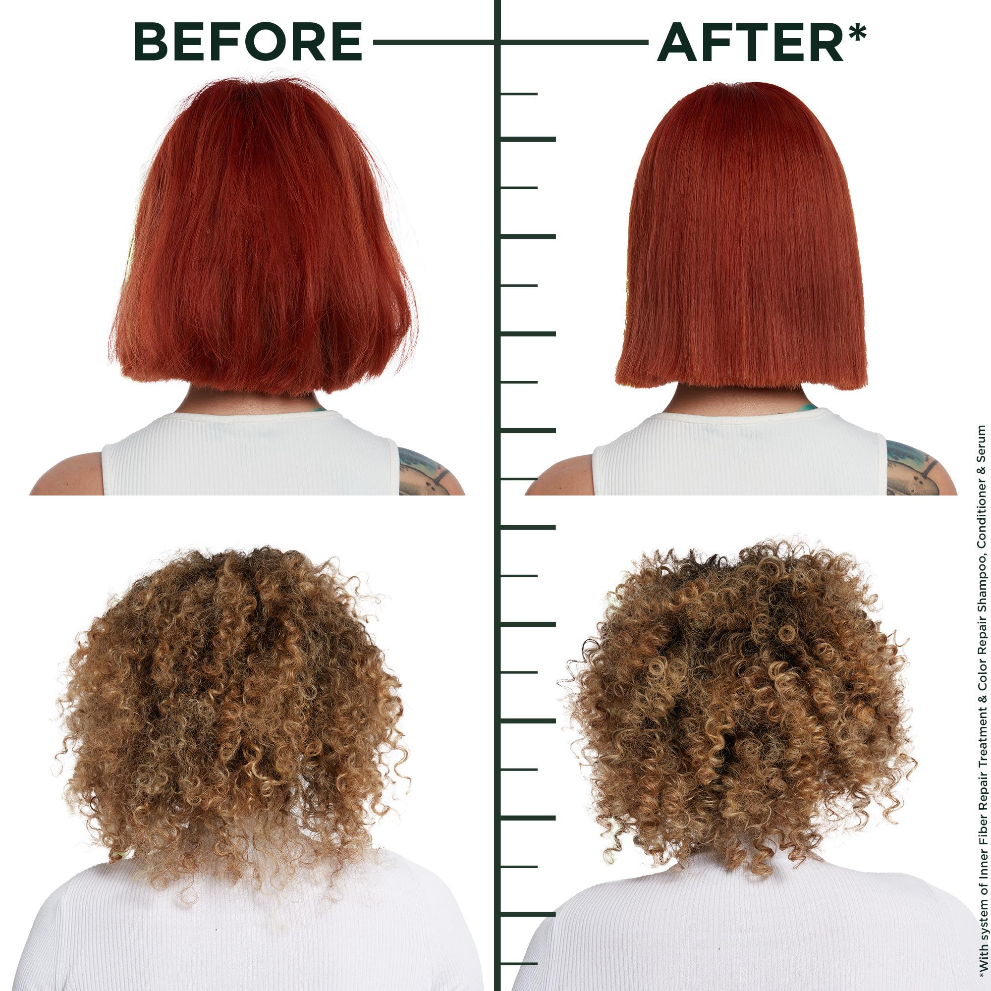 Garnier Fructis Hair Filler Color Repair Conditioner with Ceramide, Smoothing & Sulfate Free Conditioner for Colored, Bleached Hair, 10.1 Fl Oz, 1 Count