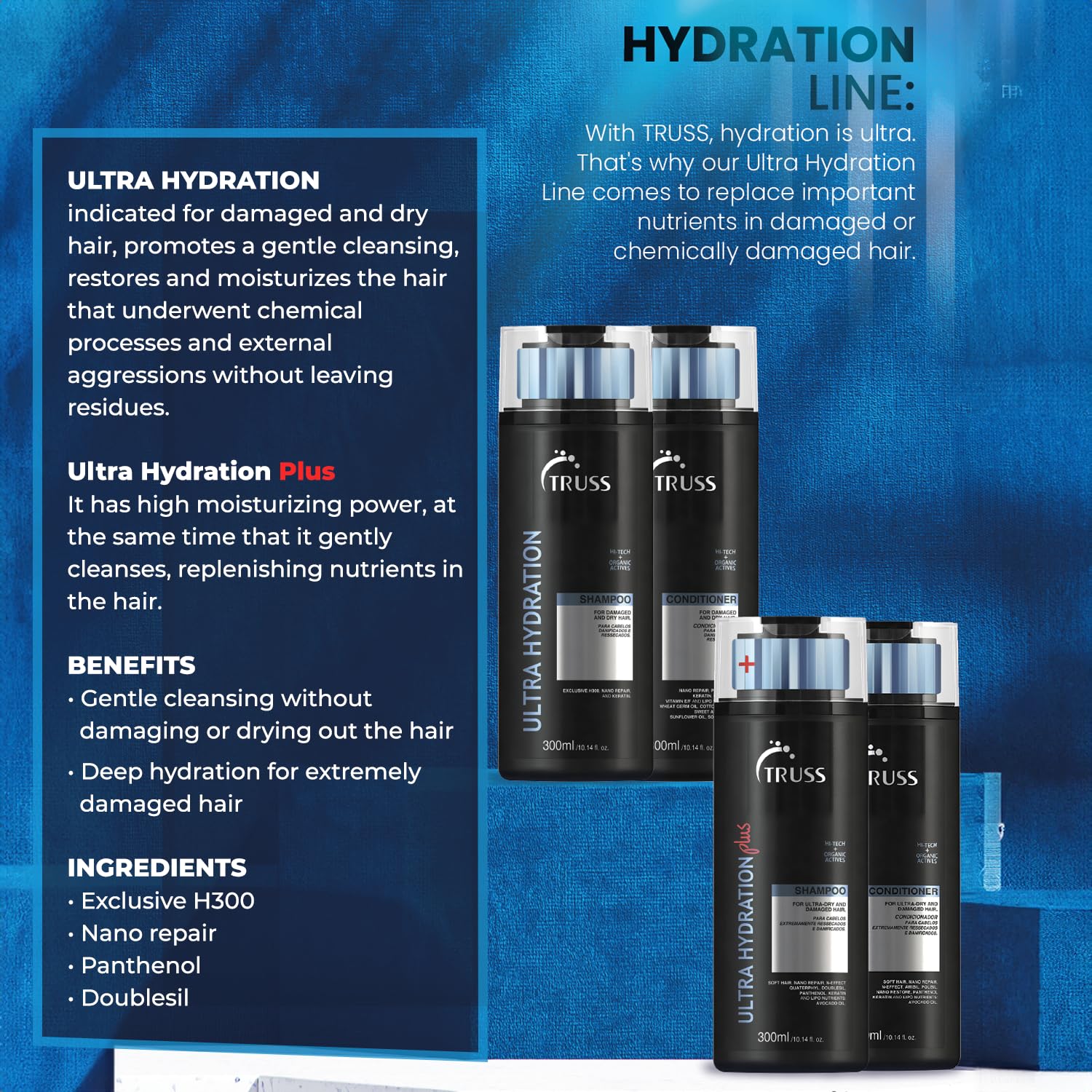 Truss Truss Ultra Hydration Plus Conditioner 300ml 10.14 fl. oz.