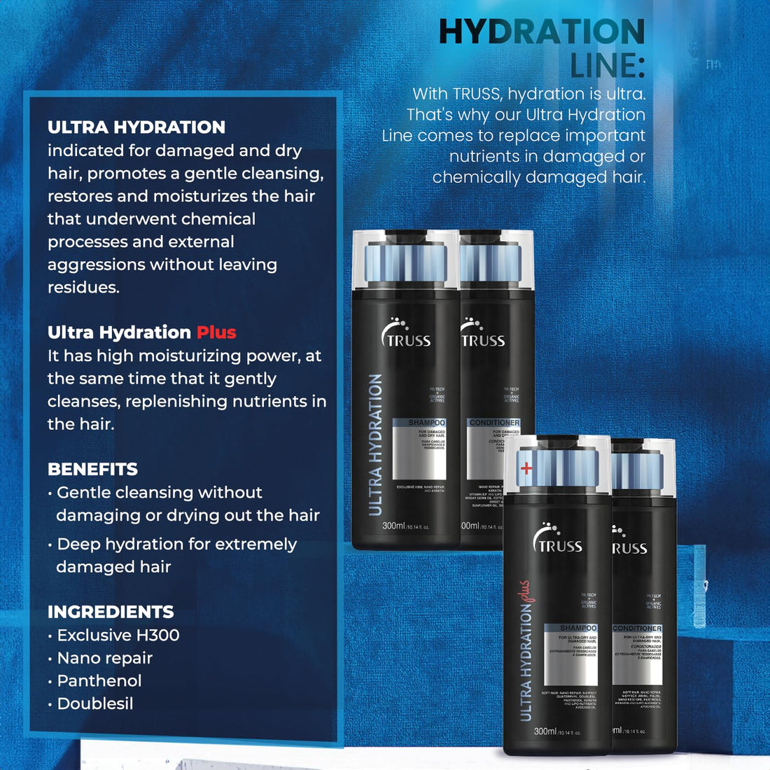 Truss Truss Ultra Hydration Plus Conditioner 300ml 10.14 fl. oz.