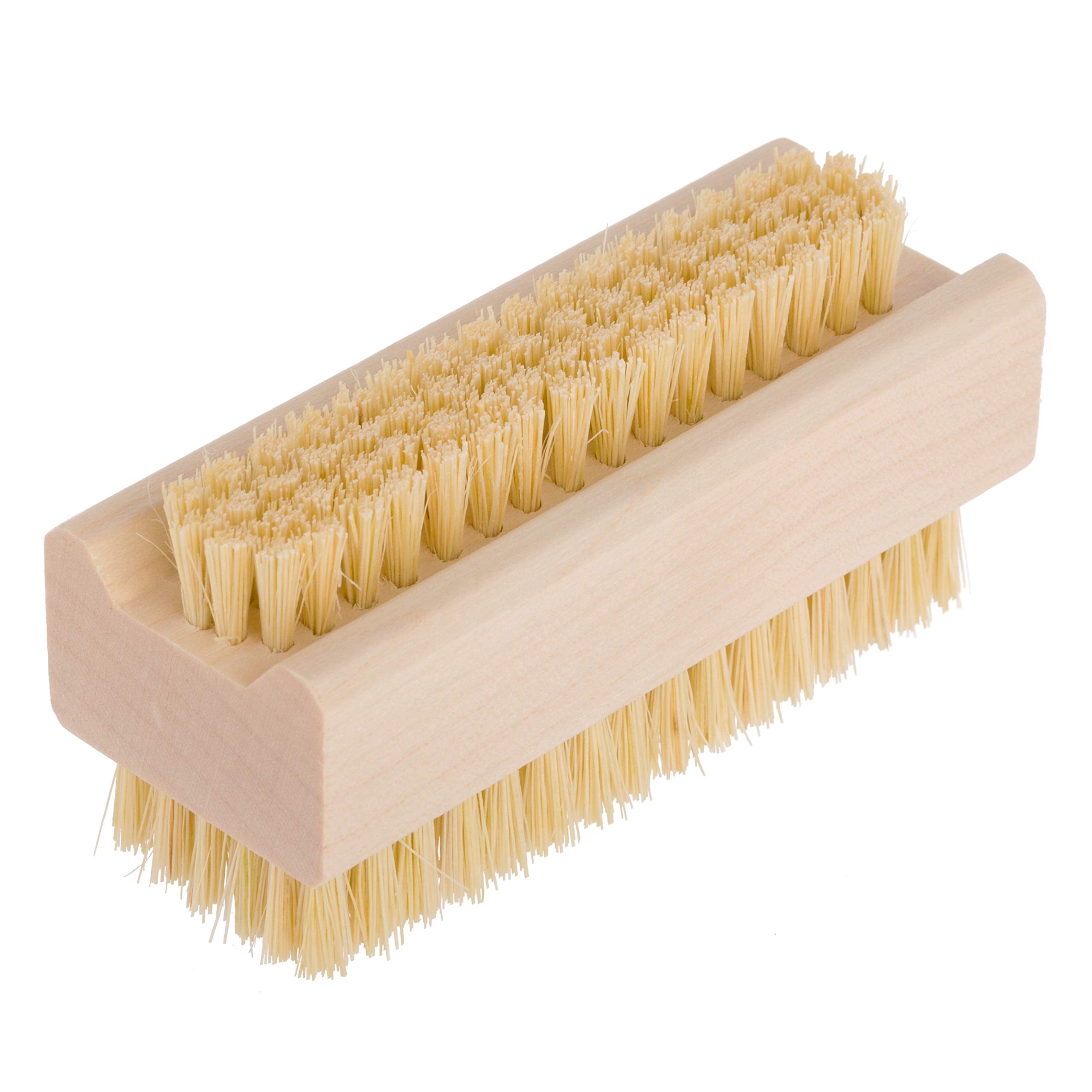 Set of 1, Untreated Maple Wood with Tampico Fiber : Bürstenhaus Redecker Tampico Fiber Nailbrush with Untreated Maple Wood Handle, 3-5/8-Inches by 1-3/8-Inches