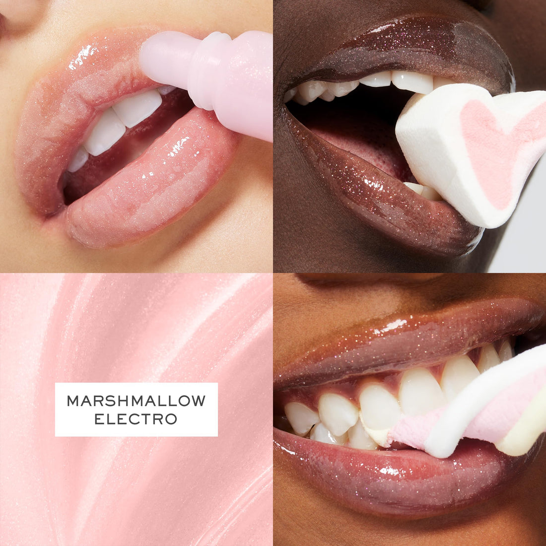 Lancôme Juicy Tubes Shine Lip Gloss - High Shine & Lasting Hydration - Vitamin E Enriched - 05 Marshmallow Electro (Sparkle)