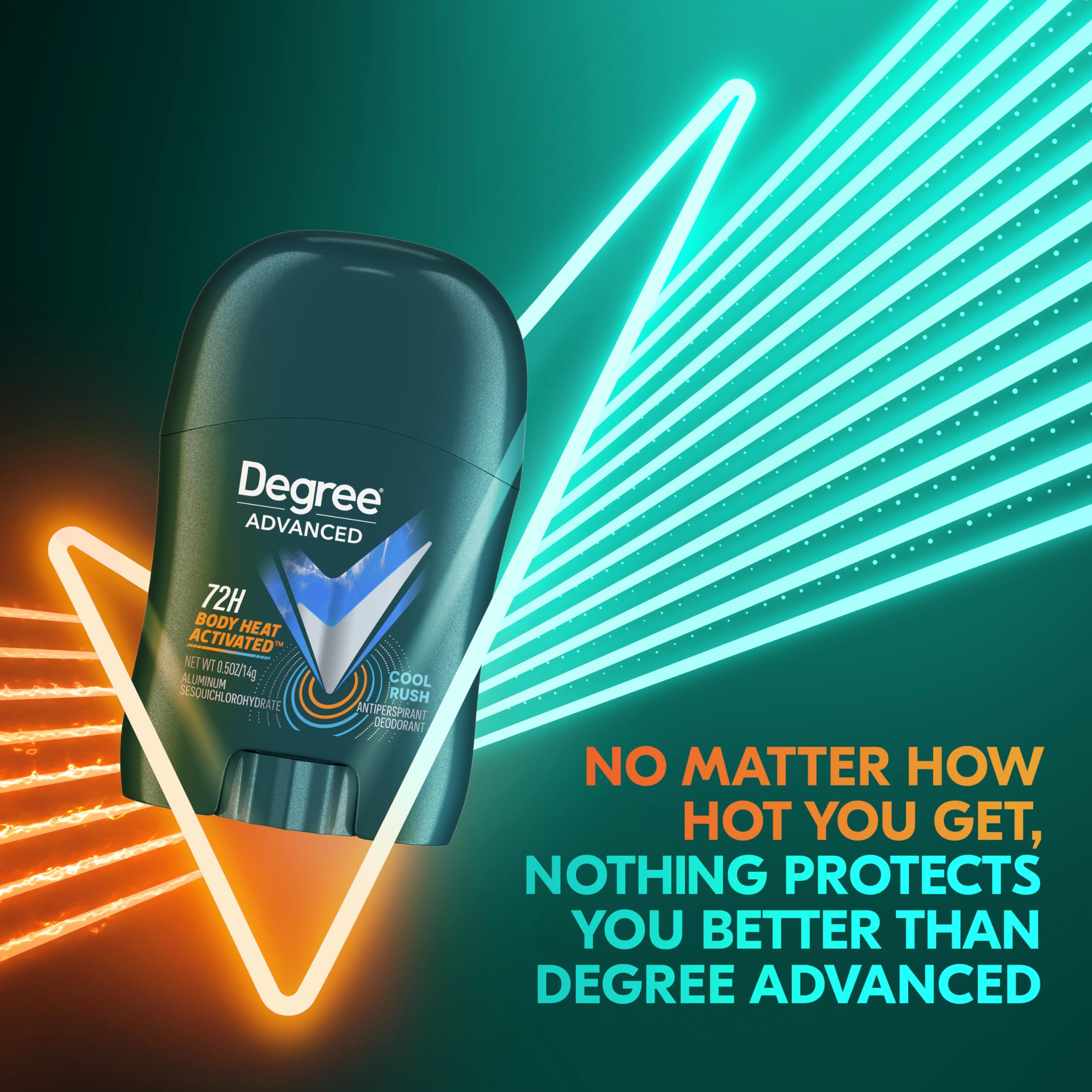 Degree Men Original Protection Antiperspirant Deodorant Cool Rush 0.5 oz, 36 Pieces