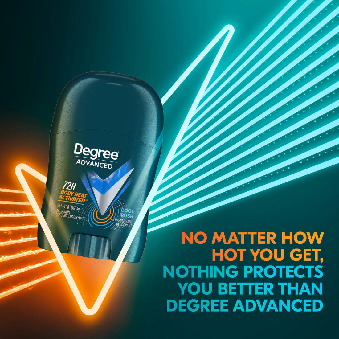 Degree Men Original Protection Antiperspirant Deodorant Cool Rush 0.5 oz, 36 Pieces