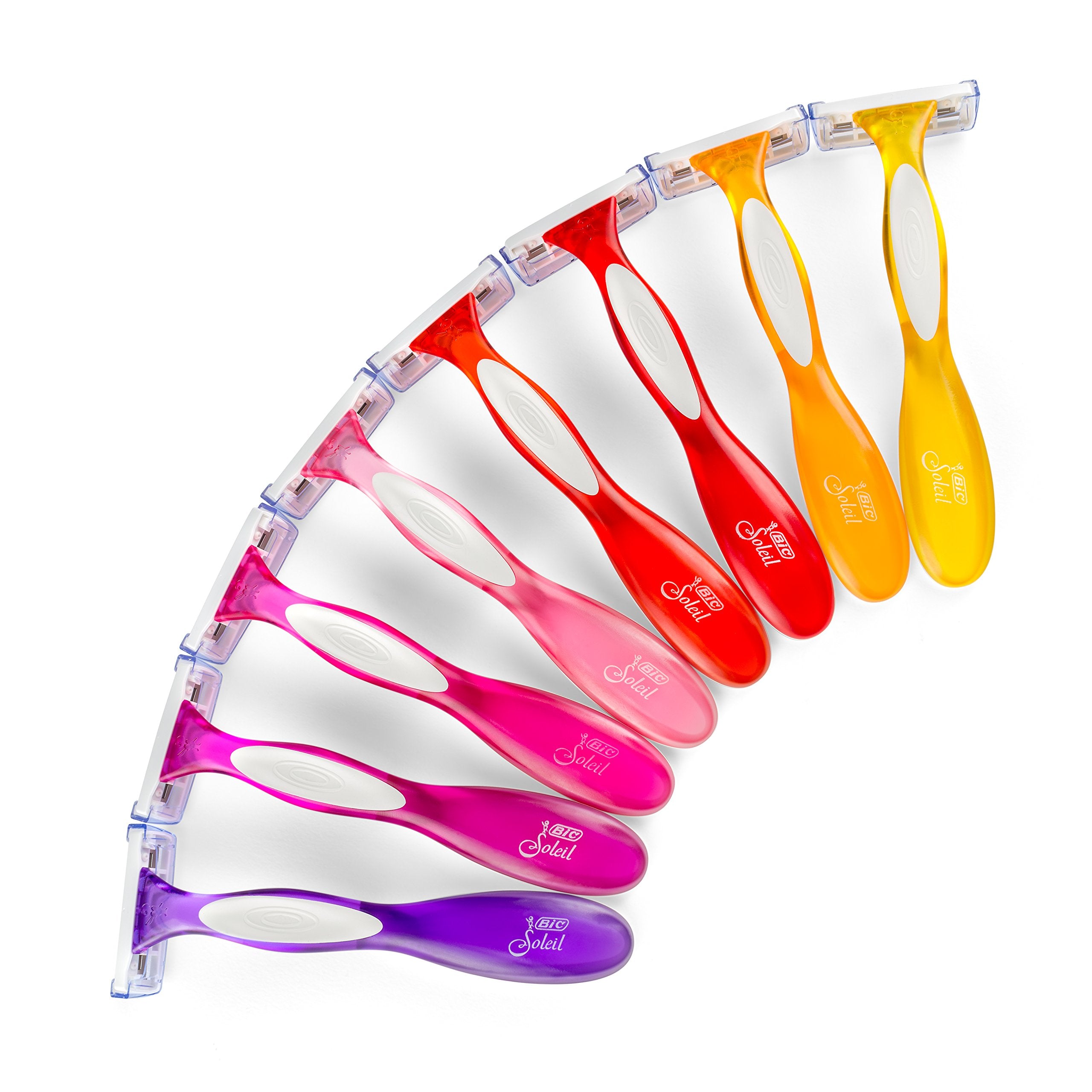 BIC Soleil Color Collection, Disposable Razor, Women, 8-Count
