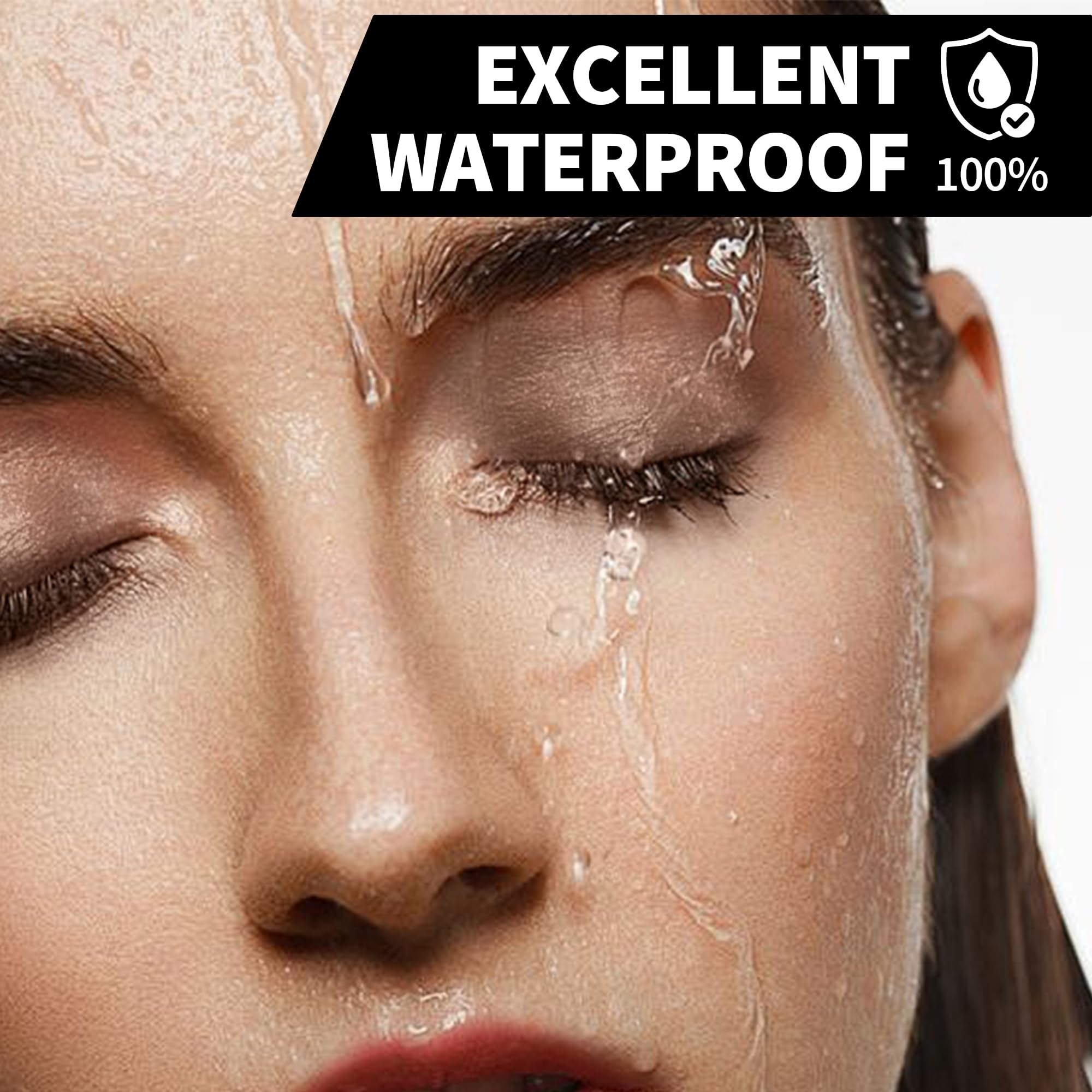 FV Long Lasting Cream Eyeshadow Stick, Waterproof & High Pigmented Eye Shadow Sticks Duo with Blending Sponge, Crease-Proof & Natural Finish Eyeshadow Pencil, Vanila Matte