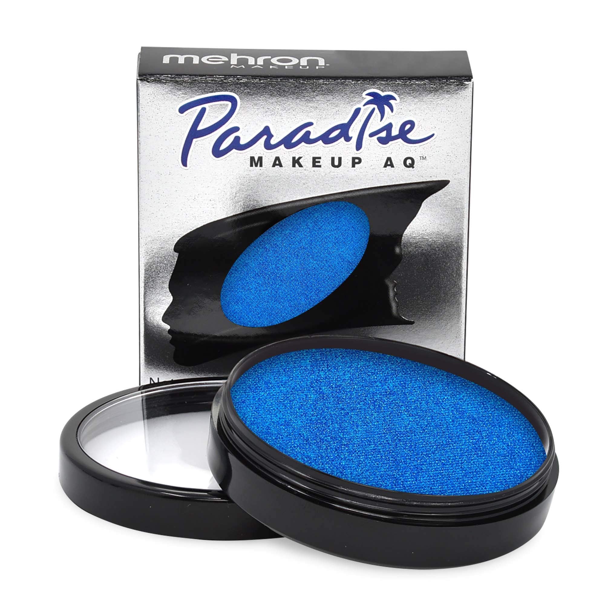 Mehron Makeup Paradise Makeup AQ Face & Body Paint (1.4 oz) (Metallic Dark Blue)