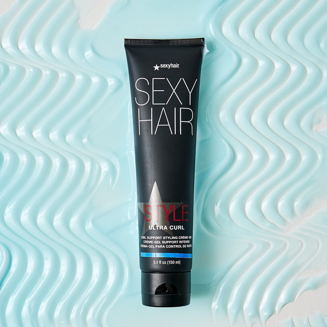 SexyHair Style Ultra Curl Support Styling CrÃƒ¨me-Gel, 5.1 Oz | High Control | Adds Definition and Long-Lasting Shape