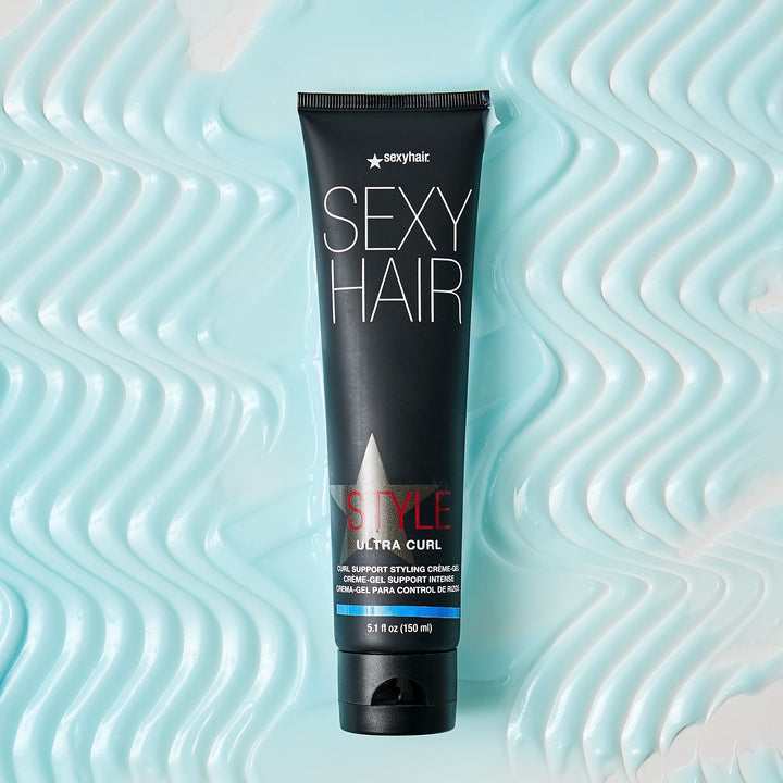 SexyHair Style Ultra Curl Support Styling CrÃƒ¨me-Gel, 5.1 Oz | High Control | Adds Definition and Long-Lasting Shape