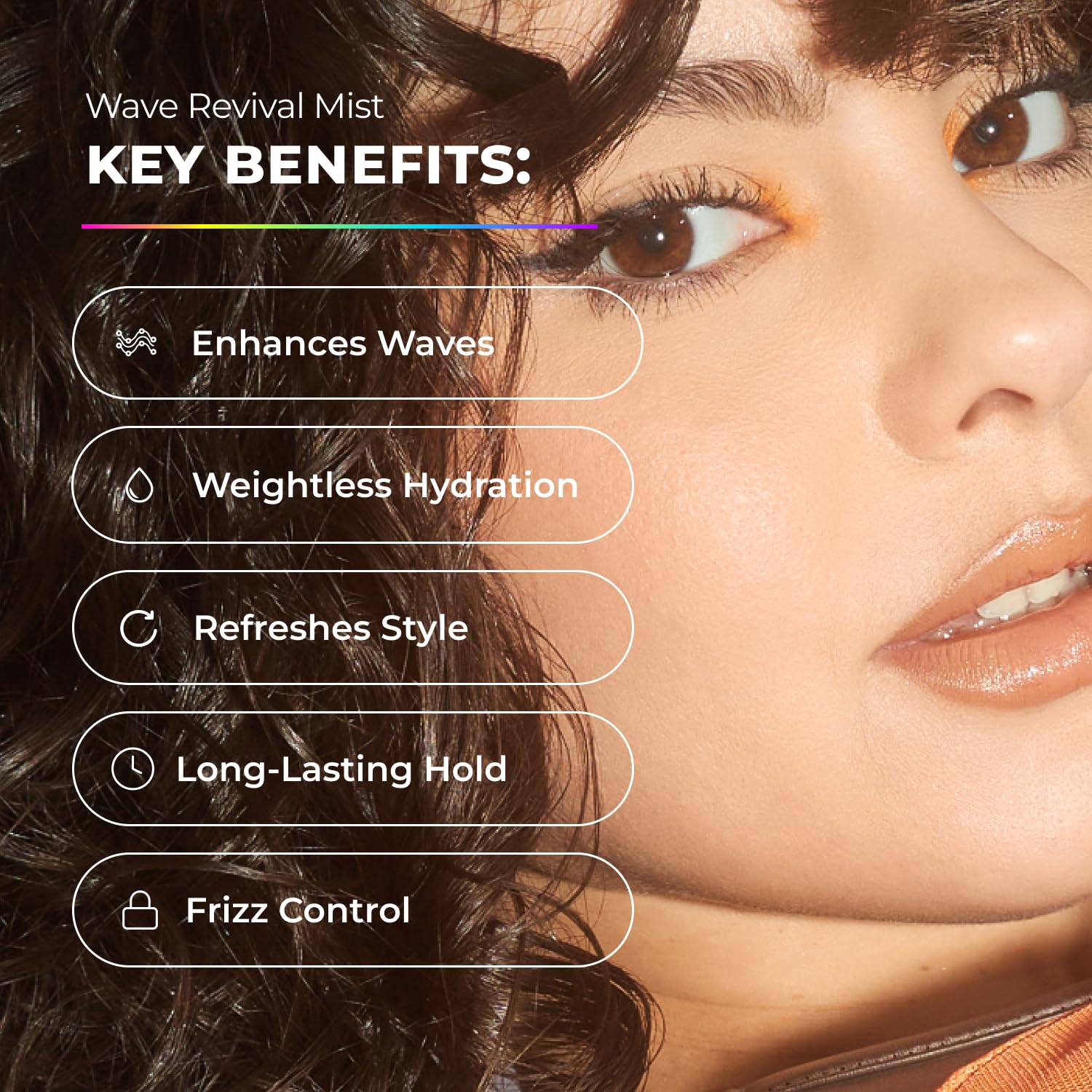 XMONDO Hair Wavetech Wave Revival Mist | Vegan Formula with Pro-Vitamin B5 and Essential Nutrients for Glowing Frizz Free Waves, 8 Fl Oz 1-Pack