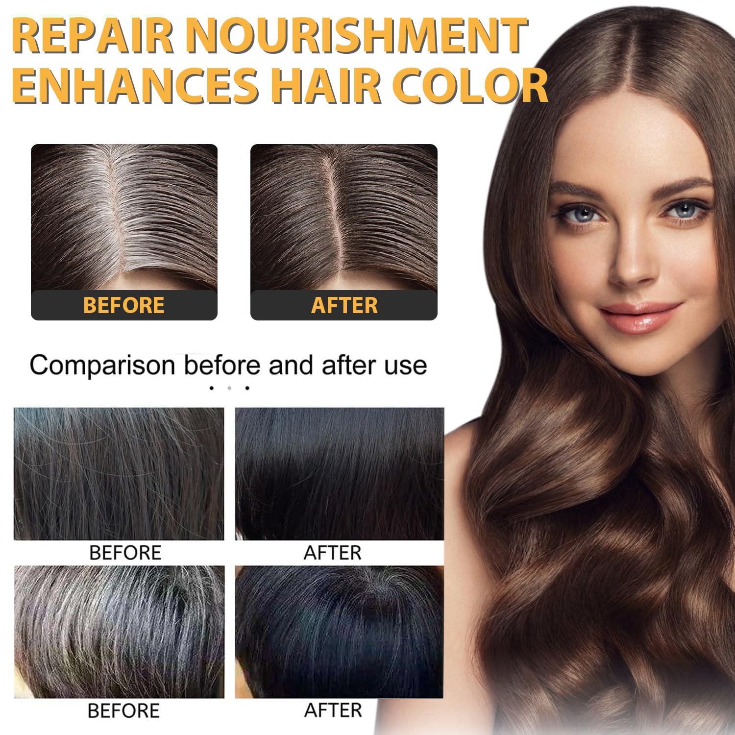 TPTAL Gray Reverse Bar,Cover Gray Hair Bar Soap,Natural Hair Darkening Shampoo Bar for Coverage Gray Hair Soap,Gray White Hair Reverse Bar,Fast Natural Black Hair Shampoo Bar Soap (2PCS)