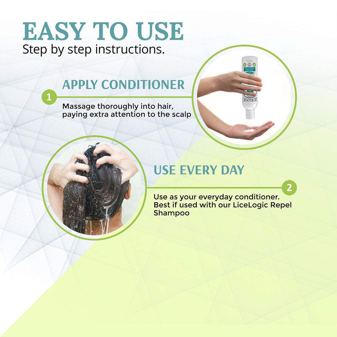 Licelogic Repel Conditioner, Rosemary Mint, 8 Ounce