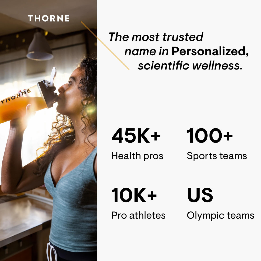 THORNE Collagen Fit - Unflavored Collagen Peptides Powder with Nicotinamide Riboside -15g of Collagen Peptides and 14g Protein per Serving - NSF Certified for Sport - 17.8 Oz - 30 Servings