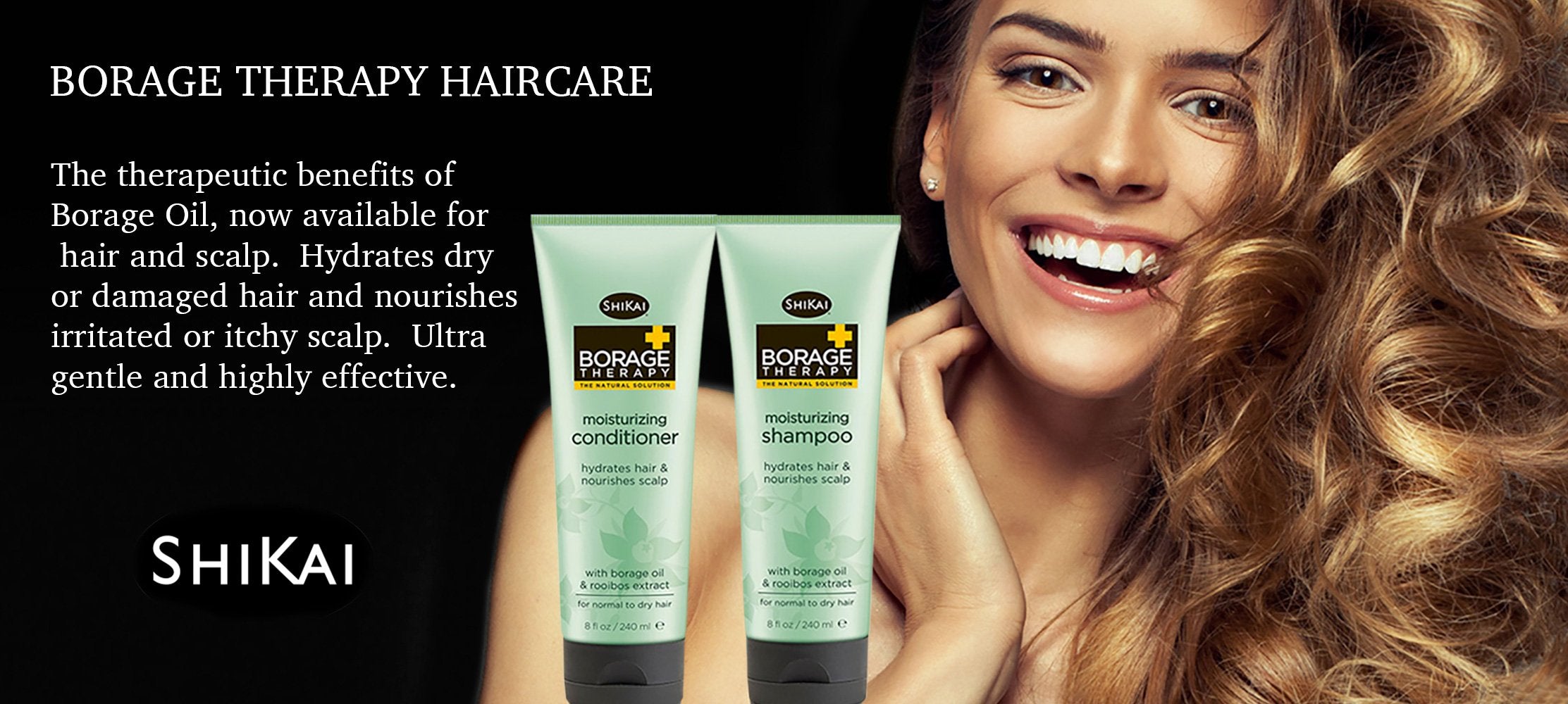 Shikai Borage Therapy Moisturizing Shampoo, 8 Oz