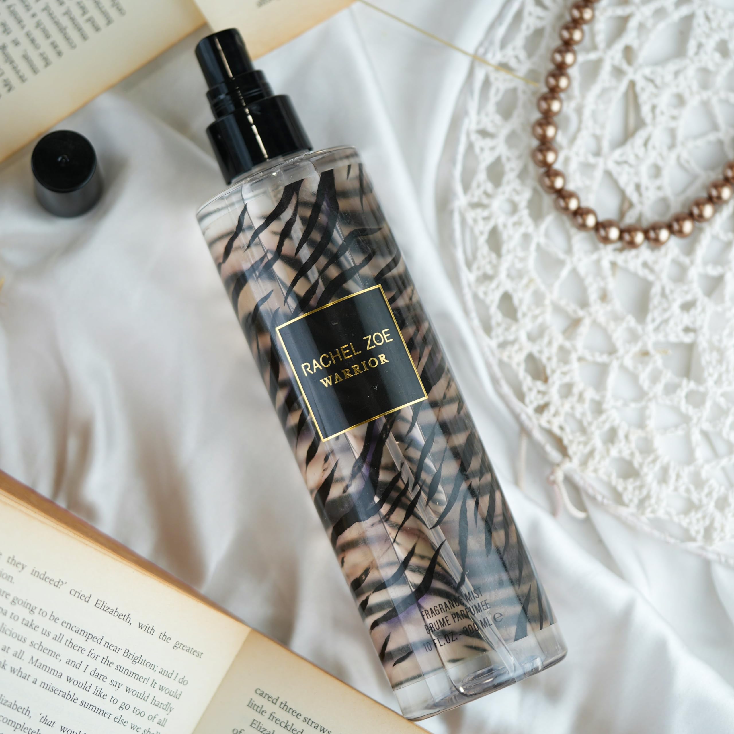 Rachel Zoe Warrior Body Mist for Women - Scent of Amber & Vanilla - Long-Lasting Luxury Fragrance - Fresh Fruity Scent of Tuberose Musk with Rose, Patchouli & Cocoa - Gift for Women - 300 ml