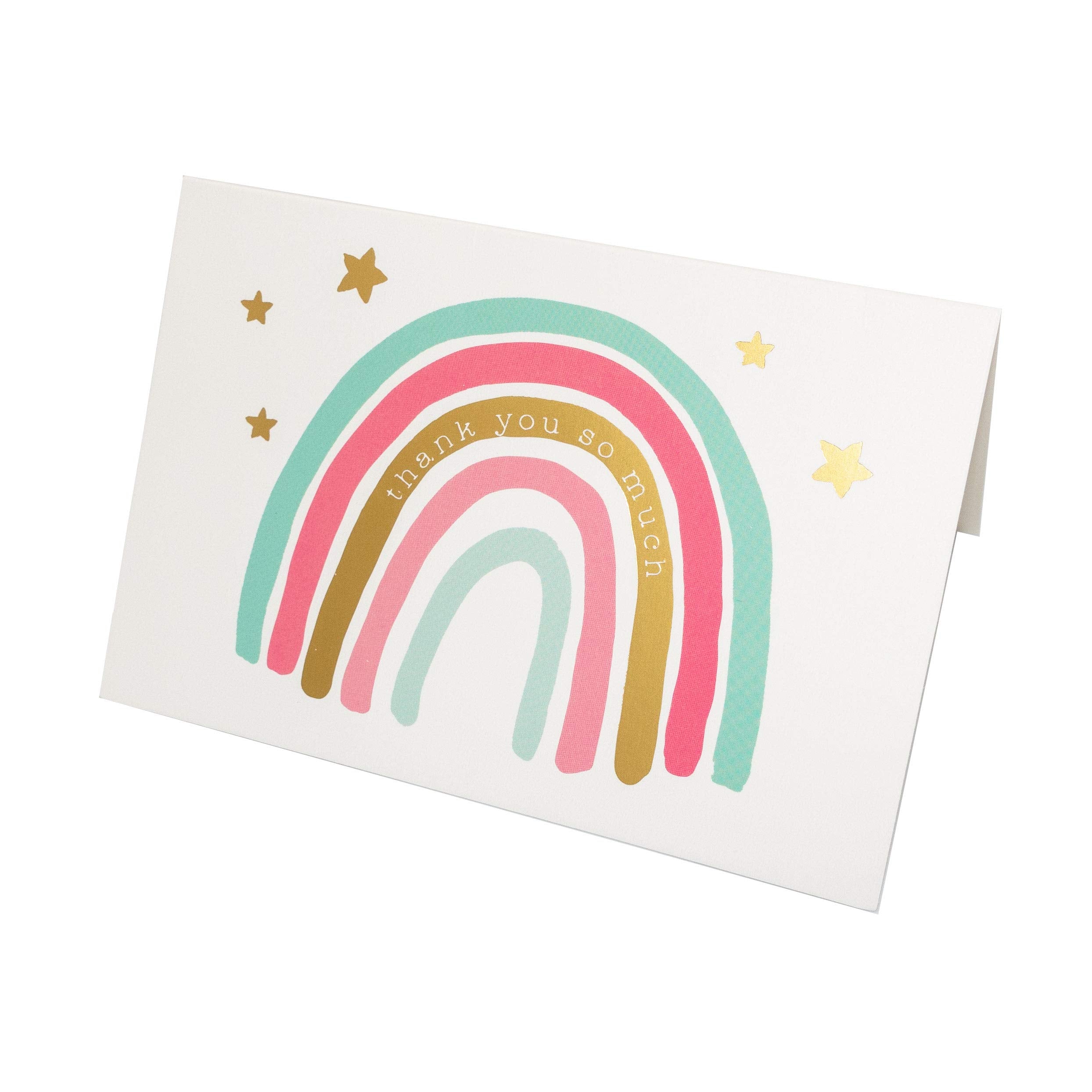 Gooji 4x6 Gold Foil Baby Starry Night Thank You Cards (Bulk 36-Pack) Matching Peel-and-Seal White Envelopes | Assorted Set, Watercolor Graphics | Baby Shower, Birthday Party, Blank Notes