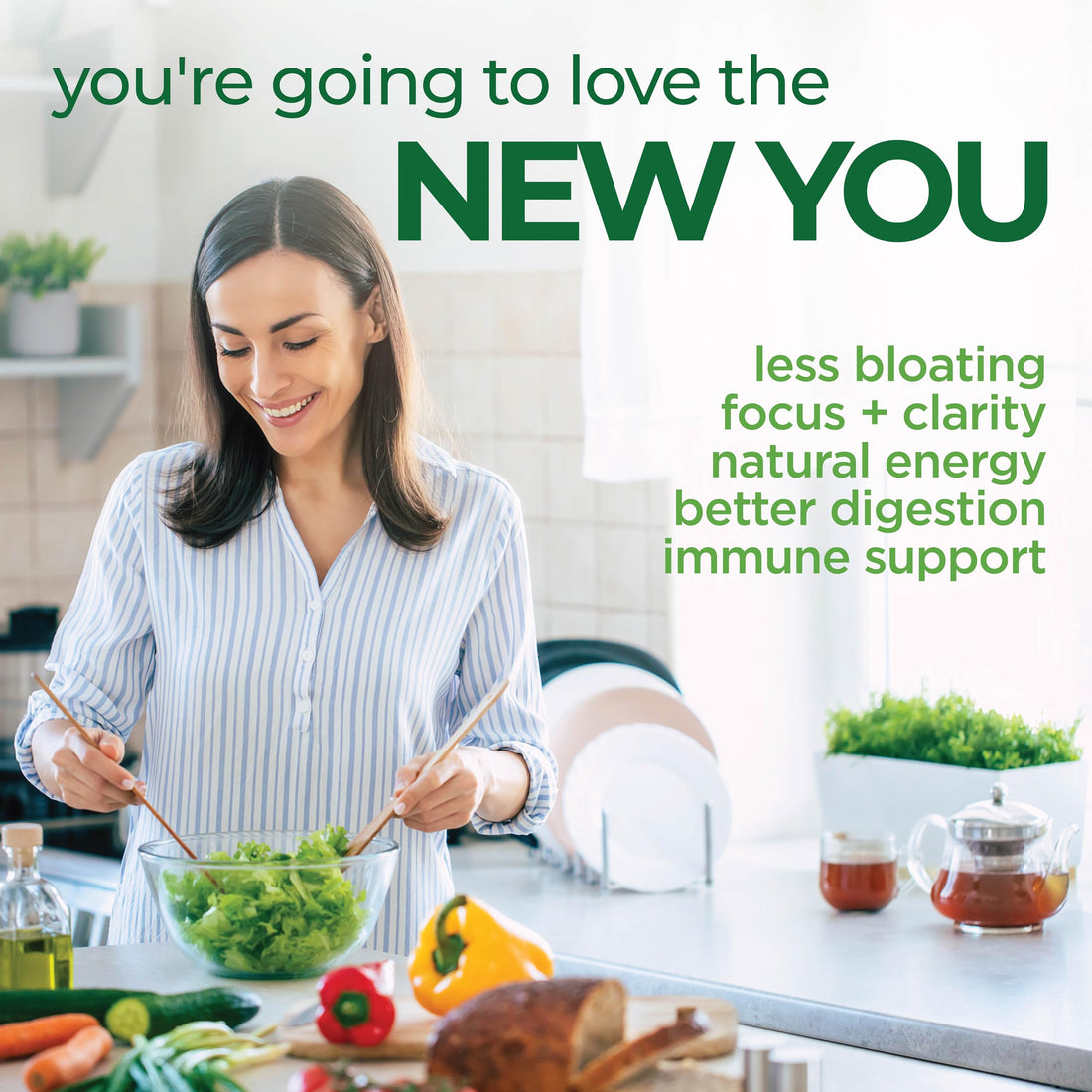 COUNTRY FARMS Super Greens Vegicaps, 32 Super Foods, Whole Food Supplement, Greens, Fruit, Vegetables, Mushrooms & Probiotics, Rich in Antioxidants & Phytonutrients, 60 Count, 30 Servings