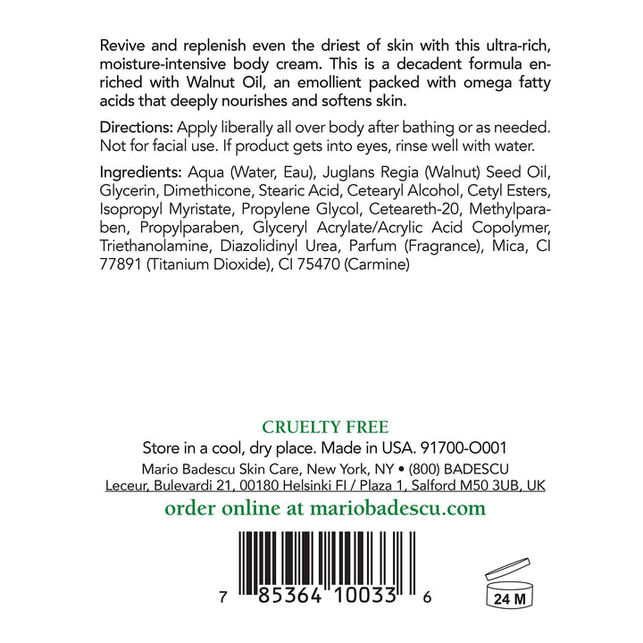 Mario Badescu Walnut Body Lotion