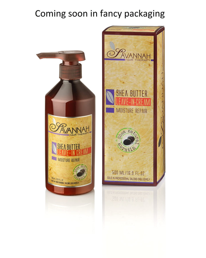 Savannah Hair Therapy - Shea Butter Leave in Cream - 16.9 oz