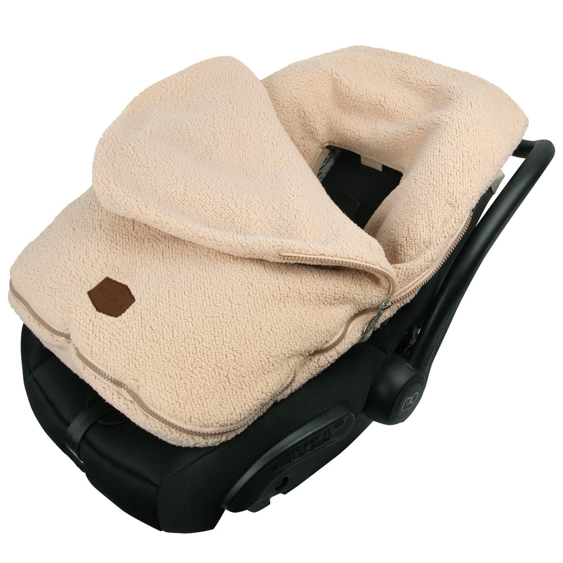 Tomy Cole Bundle Me Winter Baby Car Seat Cover and Bunting Bag - Sherpa Lined Infant Car Seat and Baby Carrier Cover - Cozy Winter Baby Car Seat Covers - Original Shearling