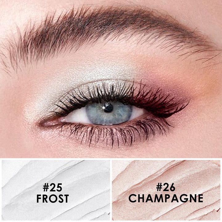 FOCALLURE (2 Pcs 2 in 1 Eyeshadow and Eyeliner Pen,Waterproof Eye Shadow Pencil,Hypoallergenic Eyeshadow,Highlighter Eye Liner,Multi-Dimensional eyes Look,Twilight