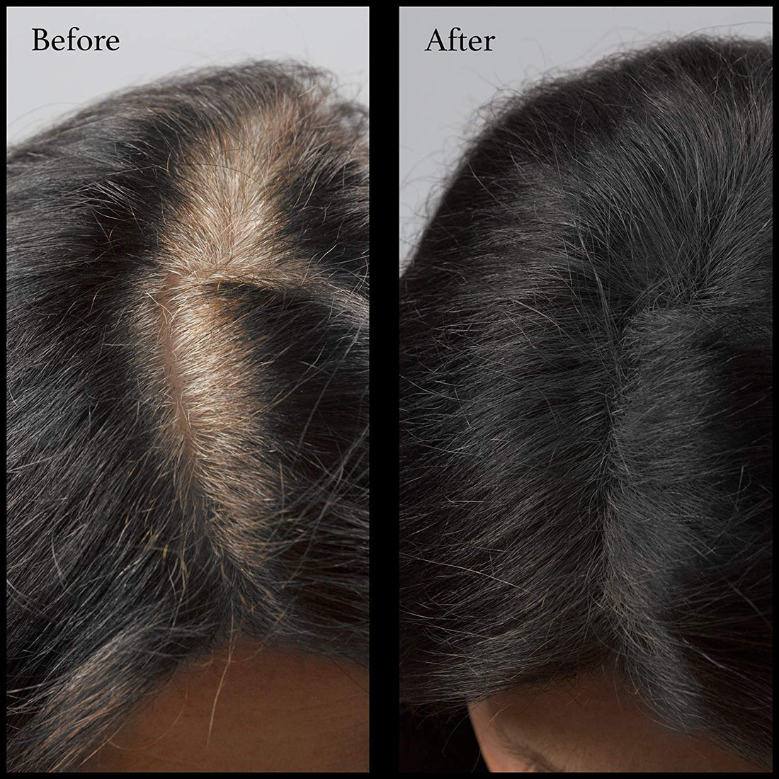 Pure Mineral Shades Black: Root Touch Up Powder, All-Natural Luxury Root Concealer With Brush, Crushed Minerals, Fast And Easy Total Grey Hair Cover Up For Dark, Brown And Blonde Hair.32 Ounce (Blac