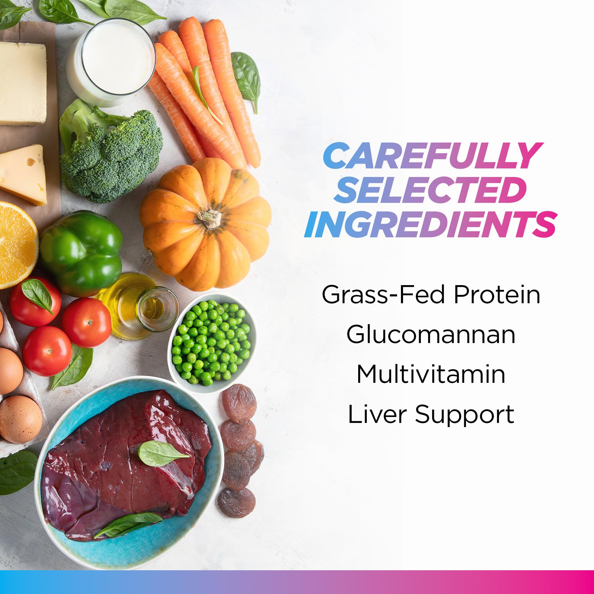 Livingood Daily Collagen Powder for Women & Men (Vanilla) - Grass-Fed Hydrolyzed Collagen Peptides, Protein & Multivitamins for Healthy Hair, Skin & Nails - Keto & Paleo, Gluten Free - 30 Servings