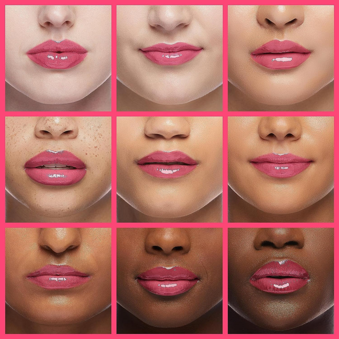 Fovcos Hydrating Lip Glow Oil, Moisturizing Lip Glow Oil, Lip Plumper Gloss, Transparent Lip Gloss, Lip Oil, Plumping Lip Oil, Lip Balm, Tinted Lip Balm Lip Care (2PCS Raspberry)