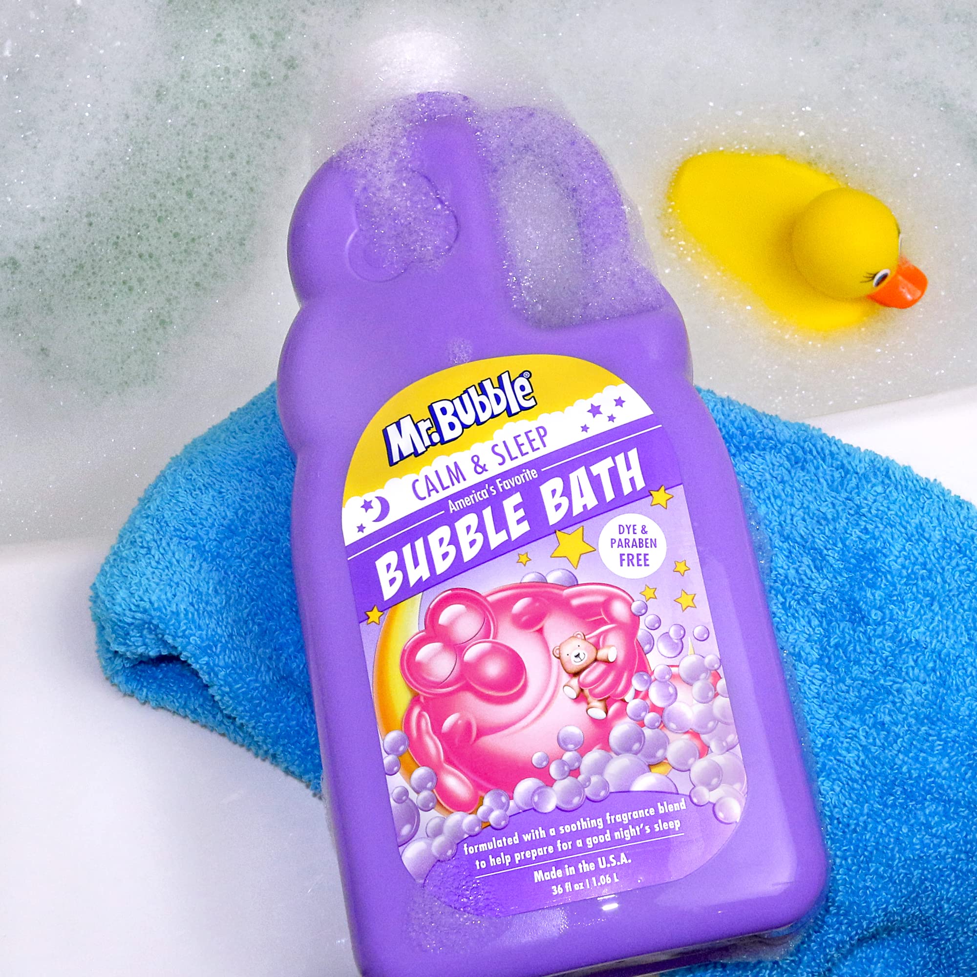 Mr. Bubble Calm & Sleep Bubble Bath (Pack of 2 Bottles, 36 fl oz Each)