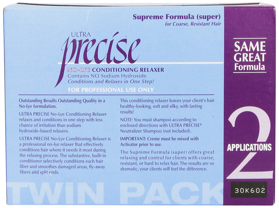 Softsheen Carson Precise No-Lye Supreme Relaxer Twin Pack