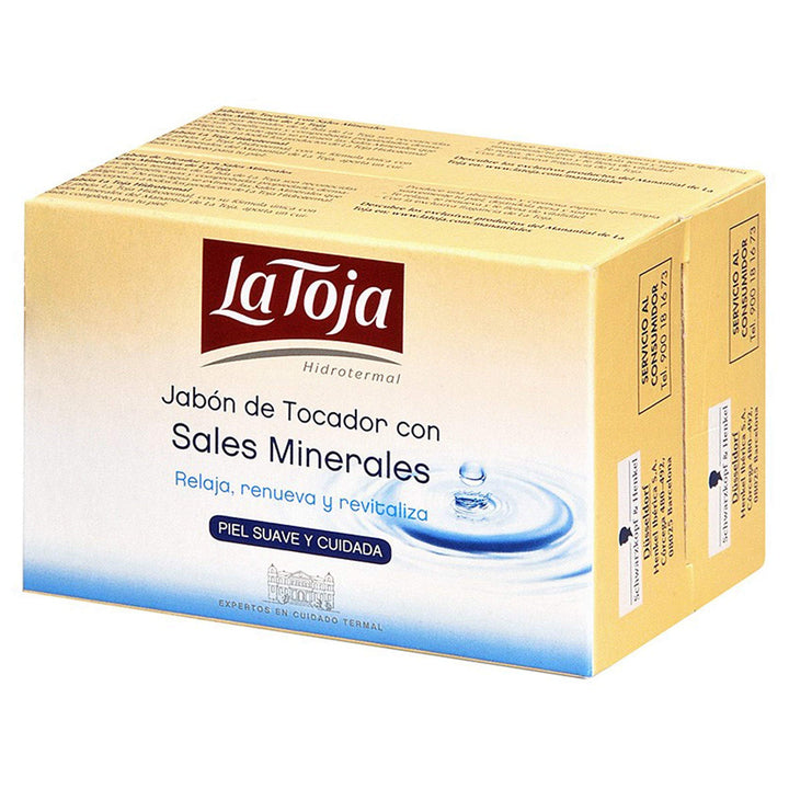 La Toja Bar Soap with Mineral Salts Pack of 4 X 125g