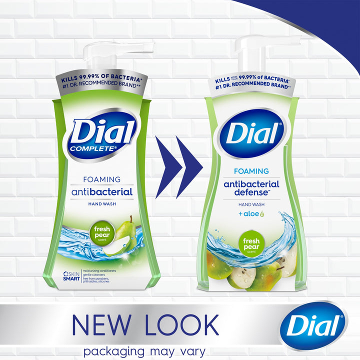Dial Complete Antibac Foaming Hand Wash, Fresh pear-7.5 oz