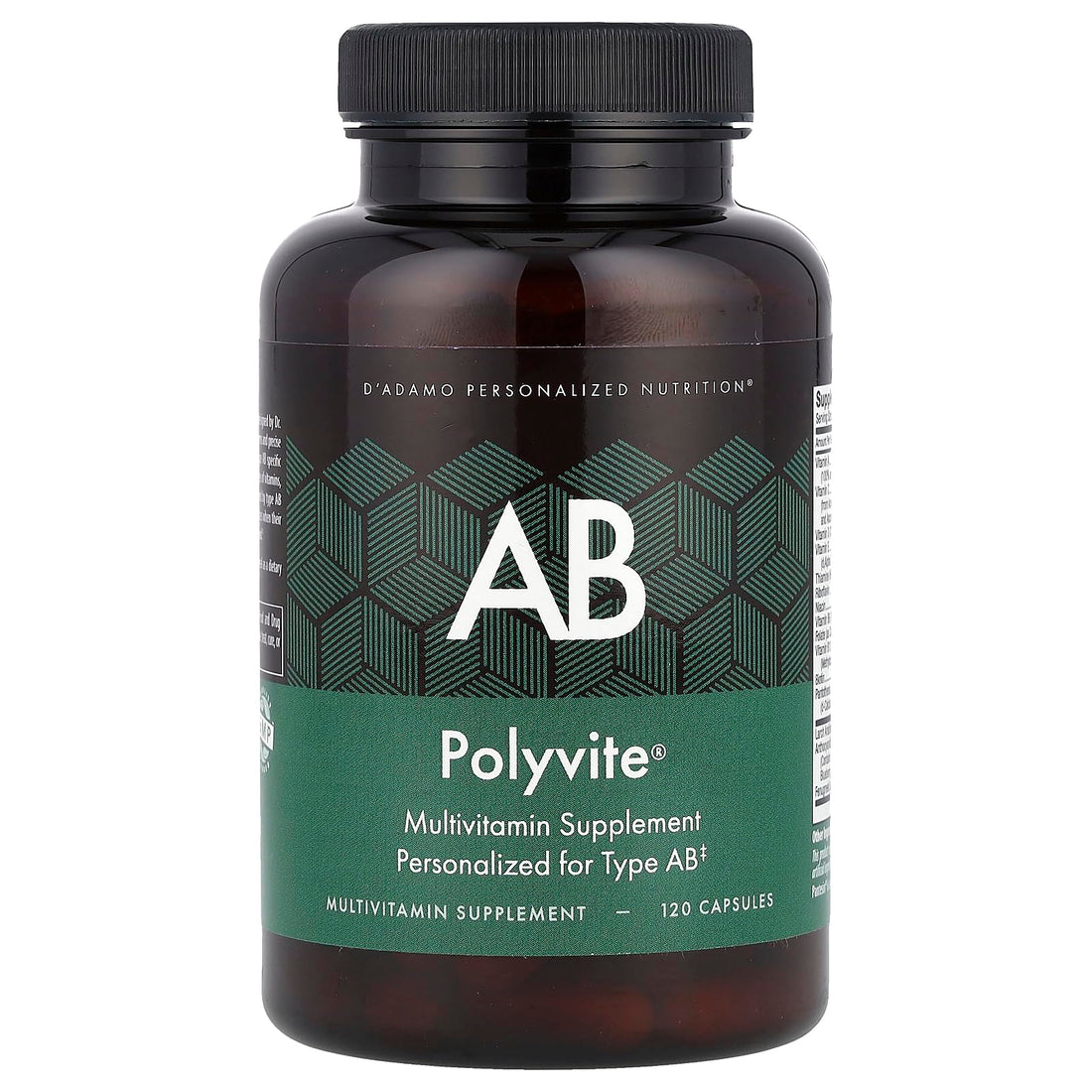 D'Adamo Personalized Nutrition - Polyvite AB 120 vcaps