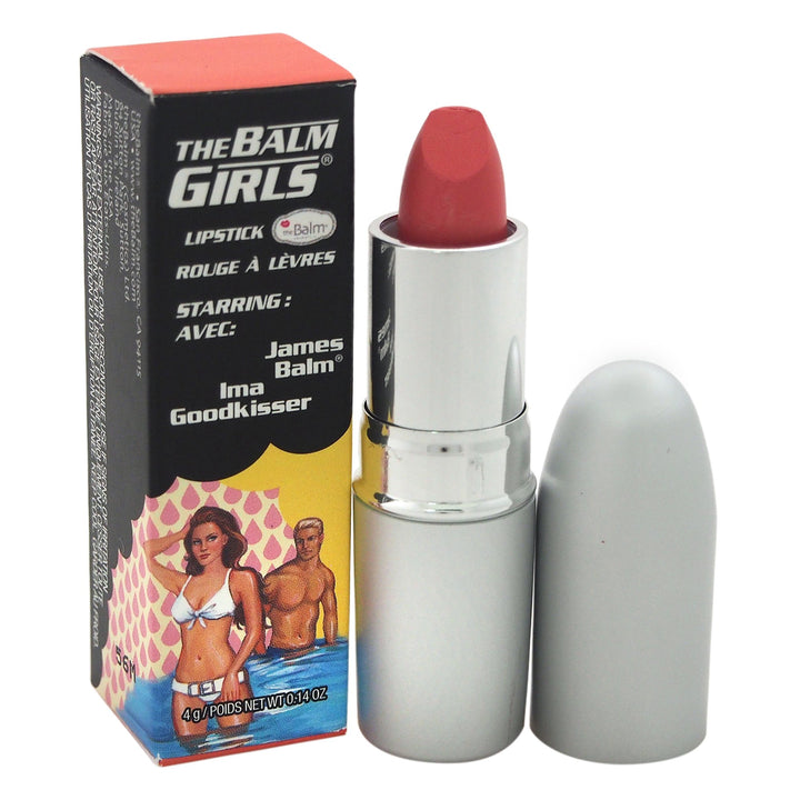 The Balm Girls Lipsticks Ima Good kisser Soft Shimmering Coral .14 Ounce