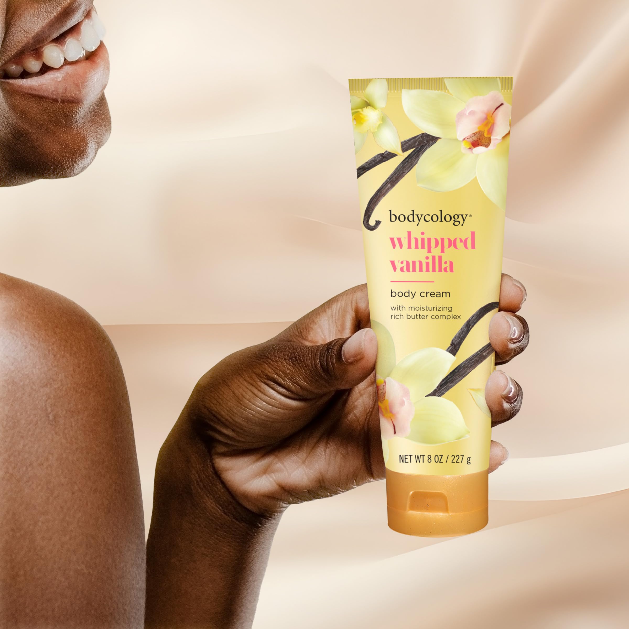 Bodycology Shea Butter Body Cream, Whipped Vanilla, 8 oz