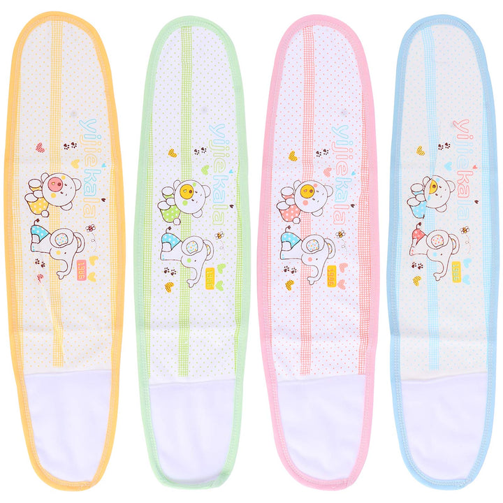 Healifty Baby Belly Button Band 4 Pcs Infant Belly Bands Umbilical Cord Navel Belt for Baby Infant (Random Color)