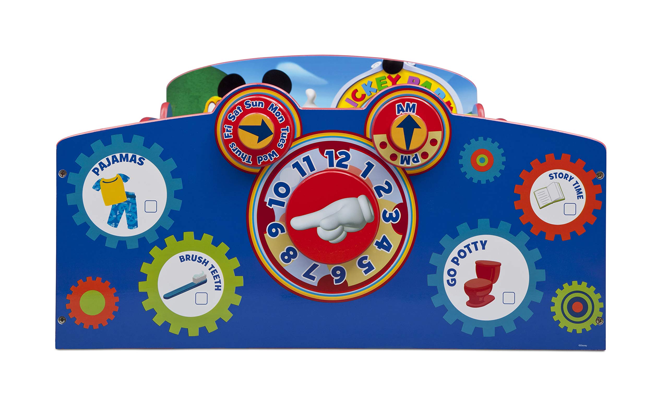 Delta Children Interactive Wood Toddler Bed, Disney Mickey Mouse