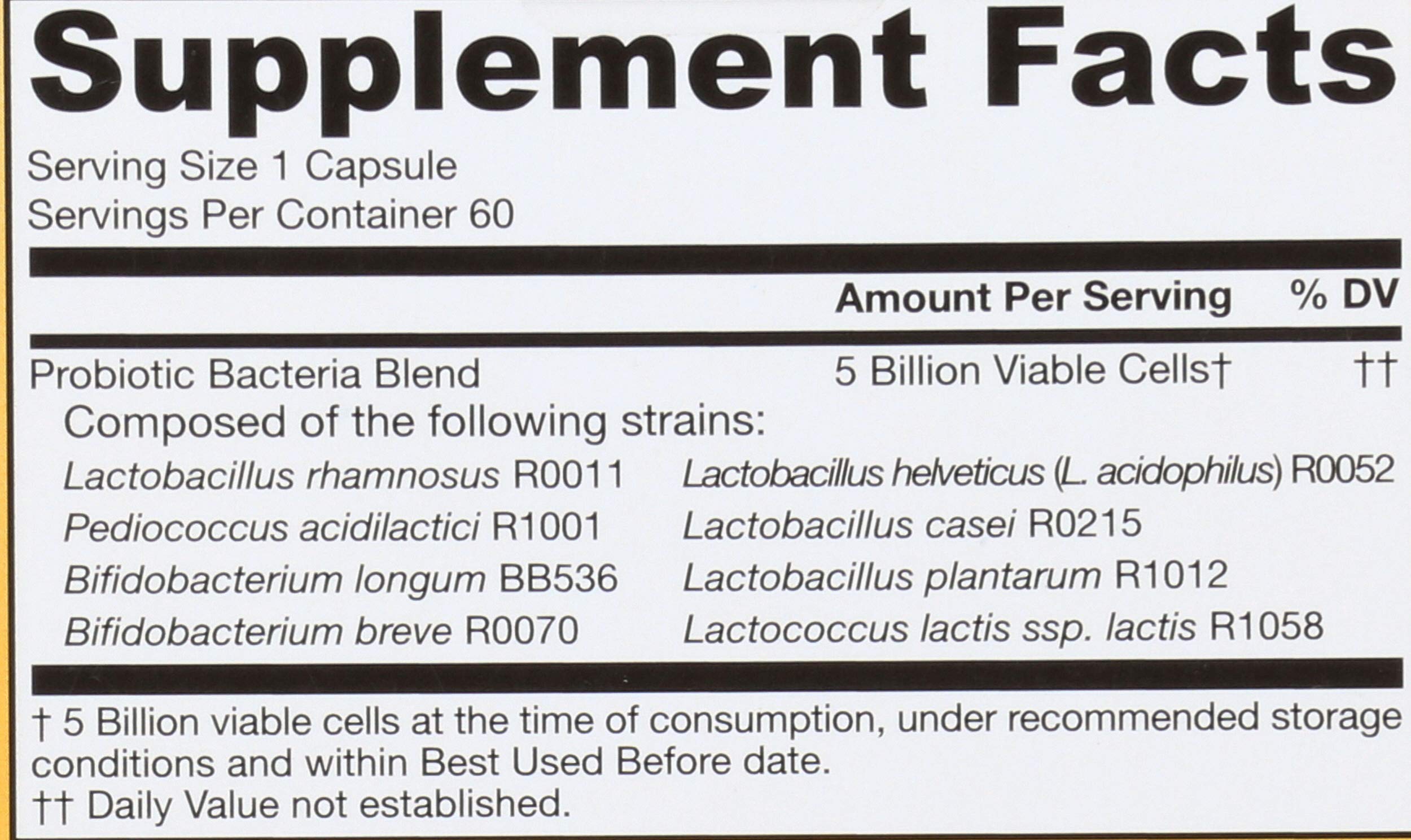 Jarrow Formulas Jarro-Dophilus EPS Vegetarian Capsules, 60 CT