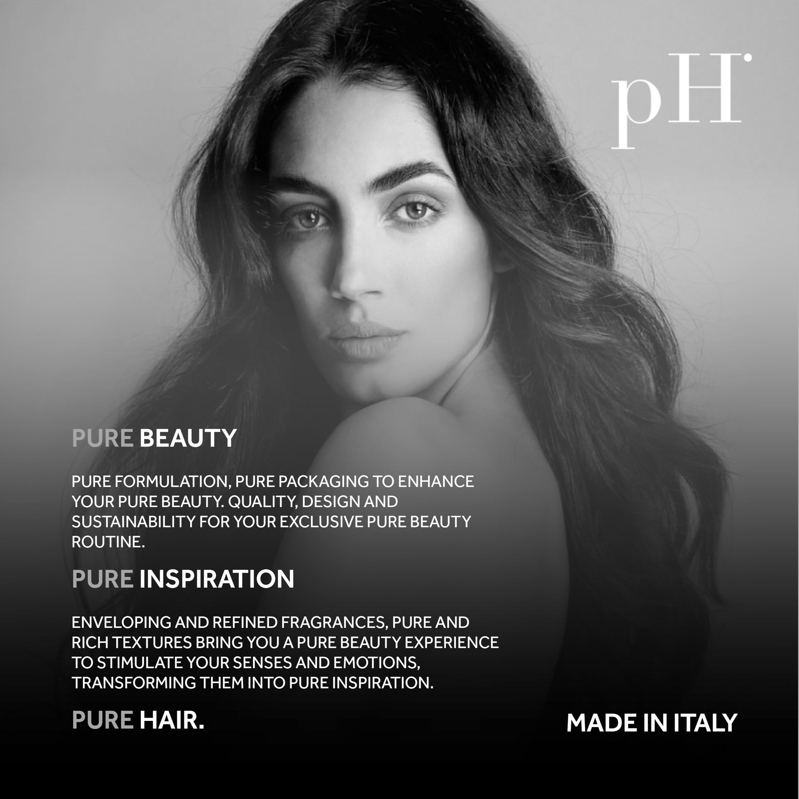pH PURE HAIR Hydrating Leave-In Detangler Spray - Anti-Frizz, Moisturizing & Smoothing Spray for All Hair Types, Adds Shine & Softness, Easy Detangling & Styling, 8.45 Oz