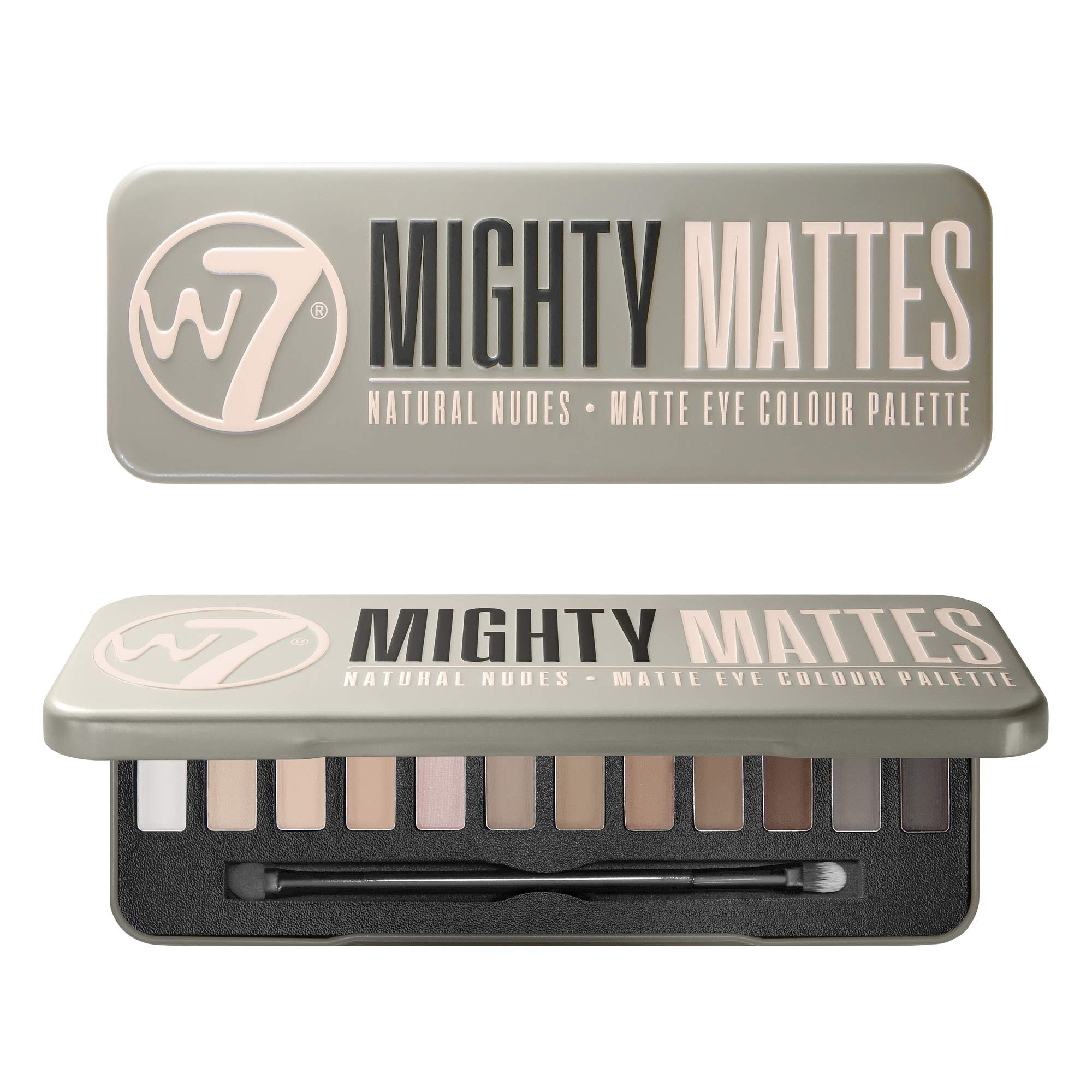 W7 Mighty Mattes Natural Nudes Matte Eye Shadow Colour Palette
