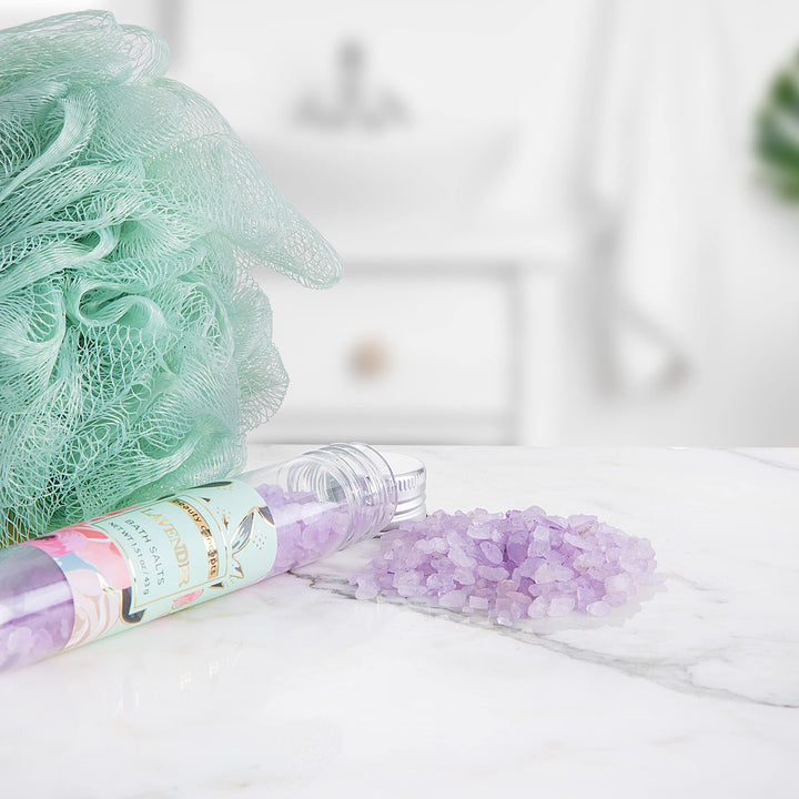 B.C. Beauty Concepts Aromatherapy Bath Salts- Epsom Salts for Soaking, Relaxing Bath Spa Set, Scented in Vanilla Almond, Shea Butter, Sweet Mint, Honey Rose, and Lavender, Sage Floral