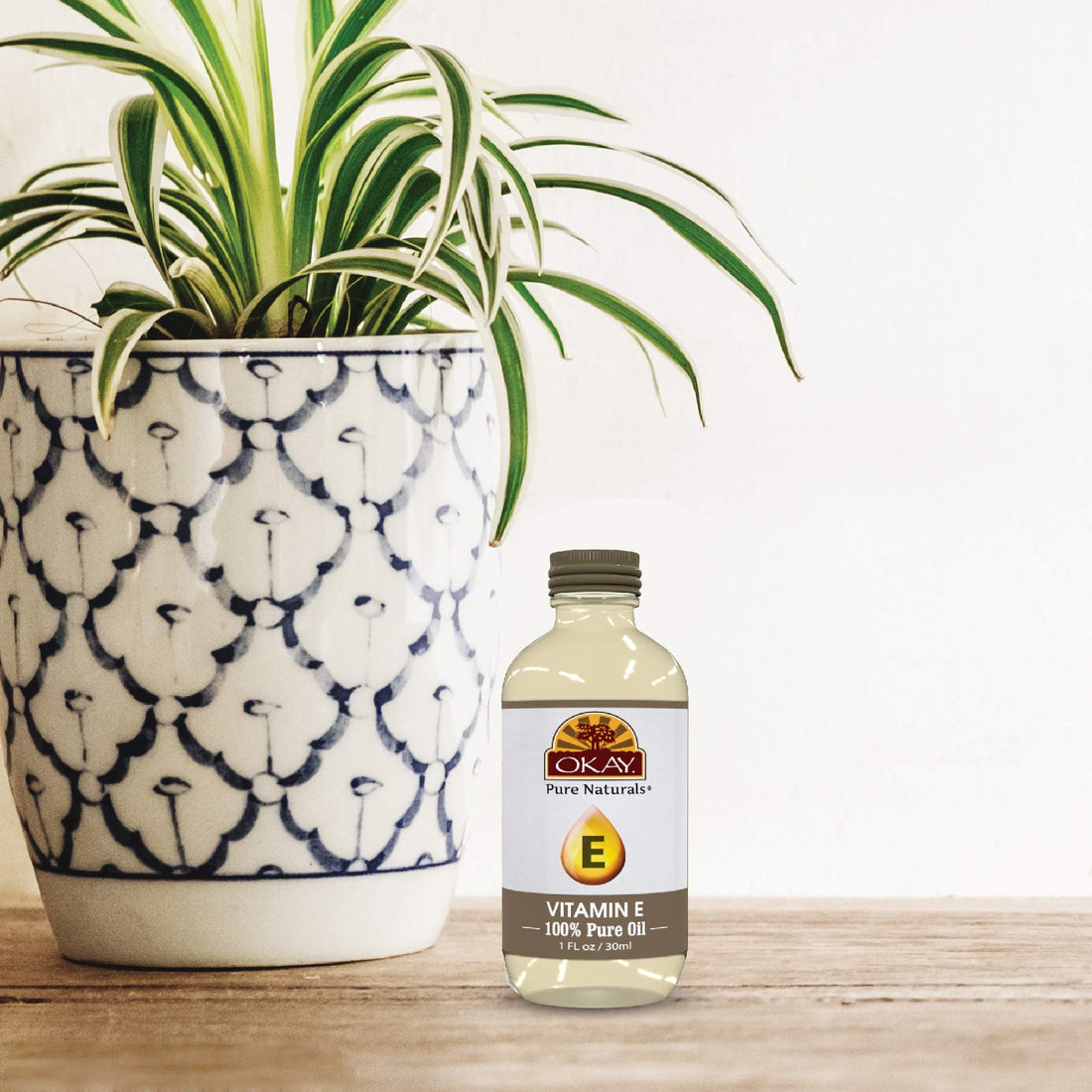 Okay 100% Pure Oil, Vitamin E, 1 Ounce